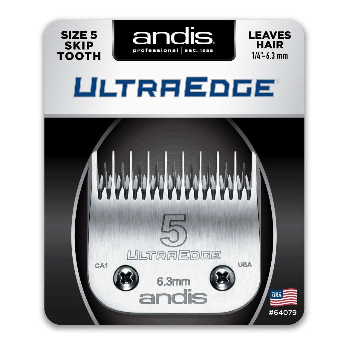 Andis Ultraedge Blade Size 5 Skip Tooth Andis Ultraedge Blade Size 5 Skip Tooth