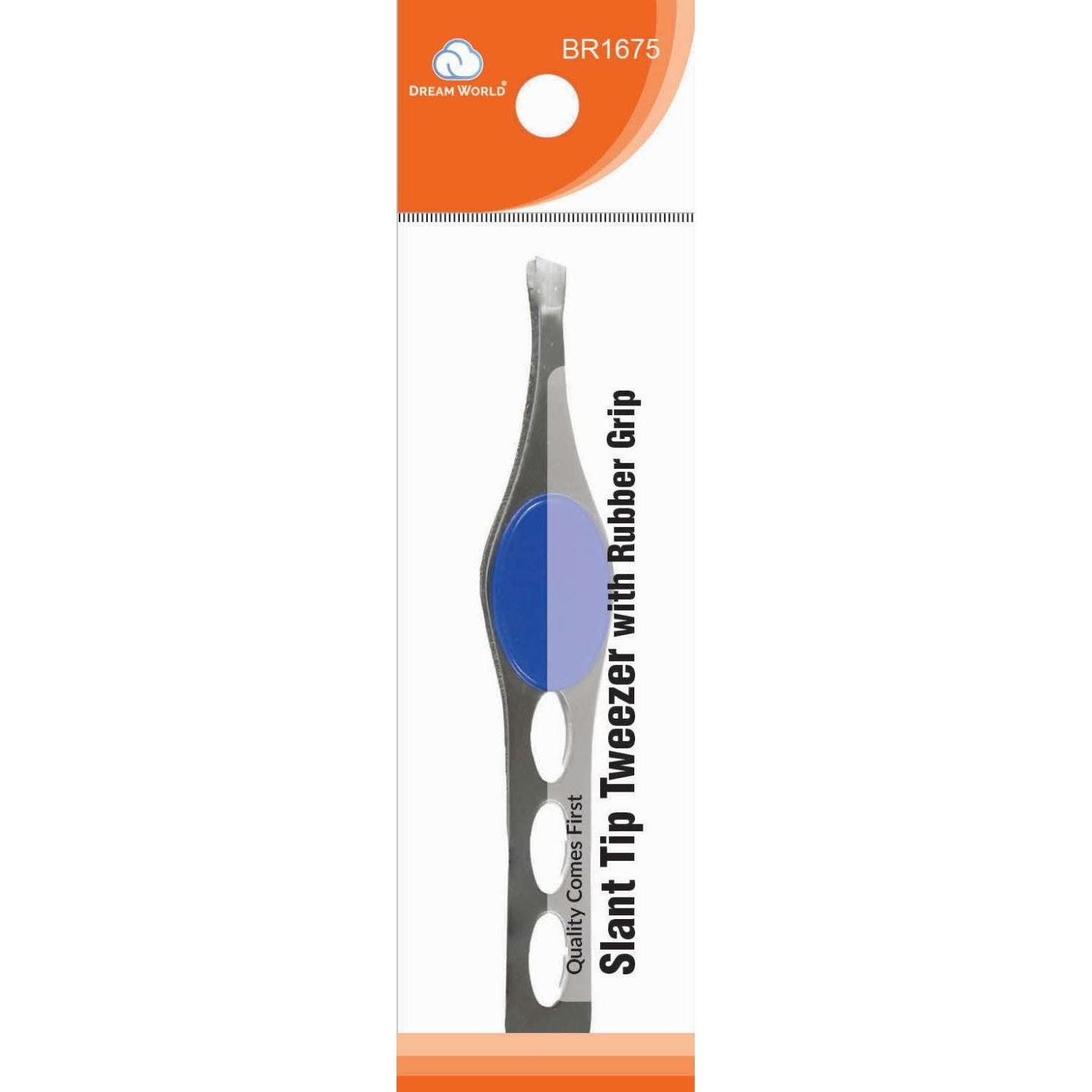 Brittny Tweezer - Slant Tip Rubber Brittny Tweezer - Slant Tip Rubber