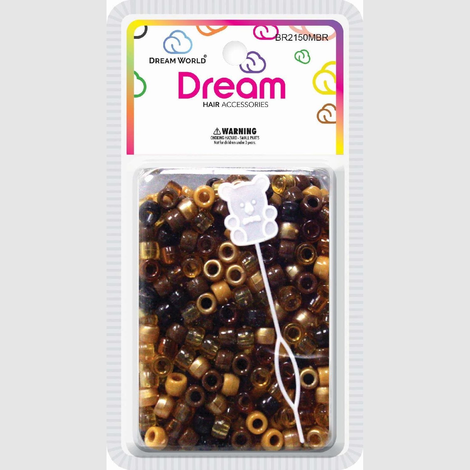 Chloe Bead Round 500 Mix Brown Chloe Bead Round 500 Mix Brown