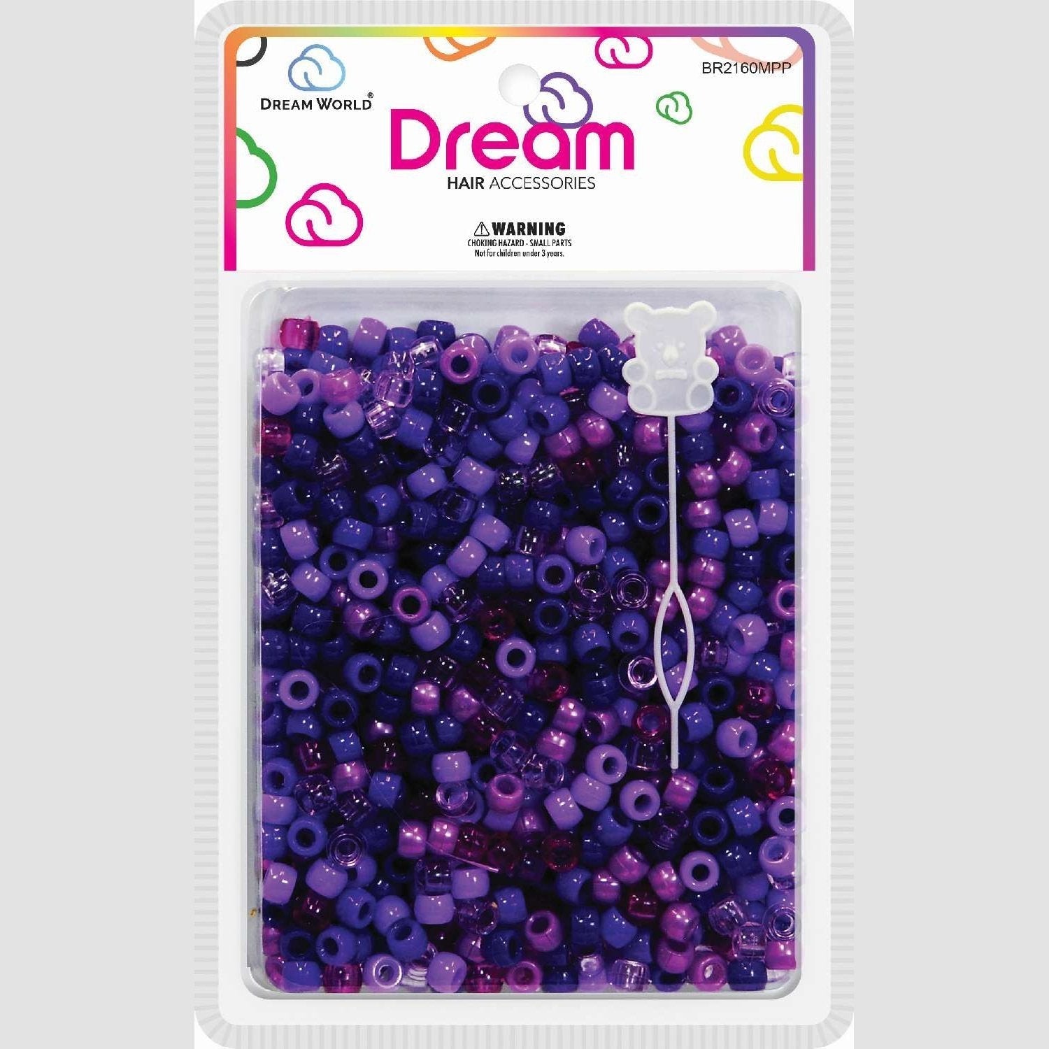 Chloe Bead Round 1000 Mix Purple Chloe Bead Round 1000 Mix Purple
