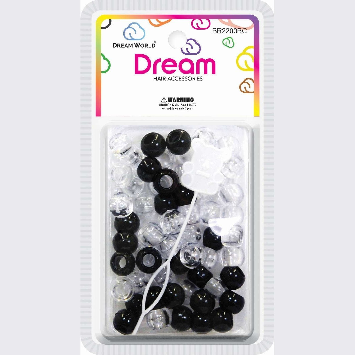 Chloe Bead Round Big 60 Blackclear Chloe Bead Round Big 60 Blackclear