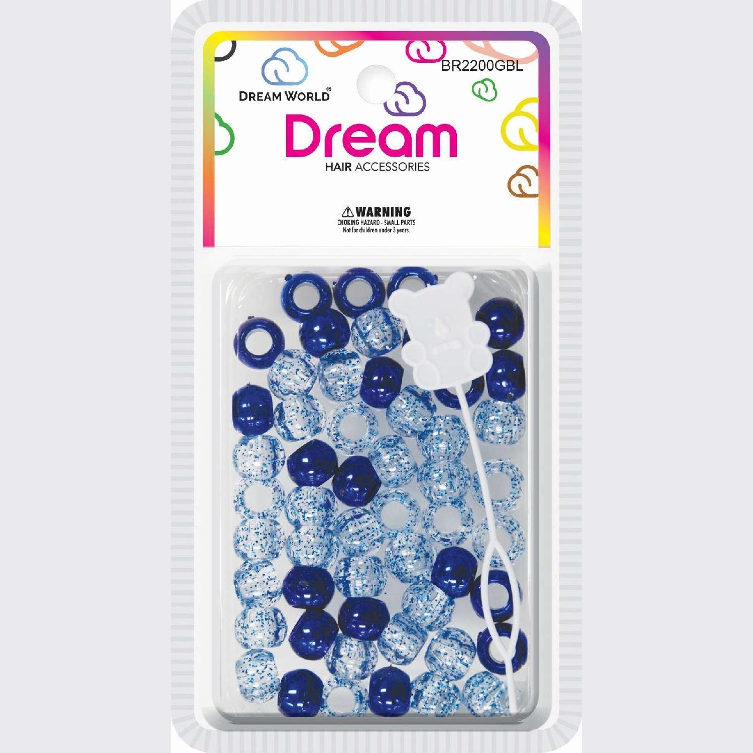 Chloe Bead 2200 Round Glitter Blue Chloe Bead 2200 Round Glitter Blue
