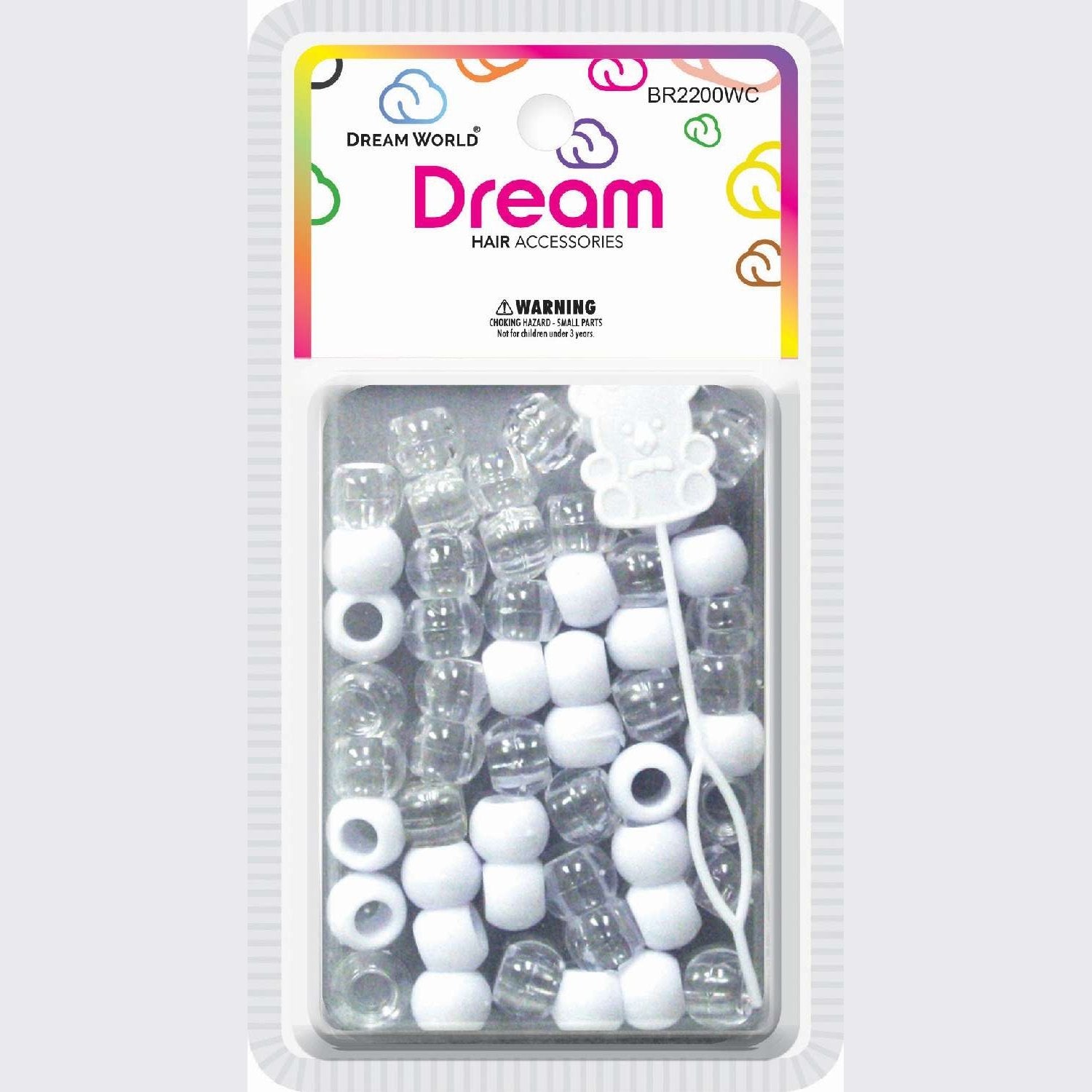 Chloe Bead Round Big 60 Whiteclear Chloe Bead Round Big 60 Whiteclear
