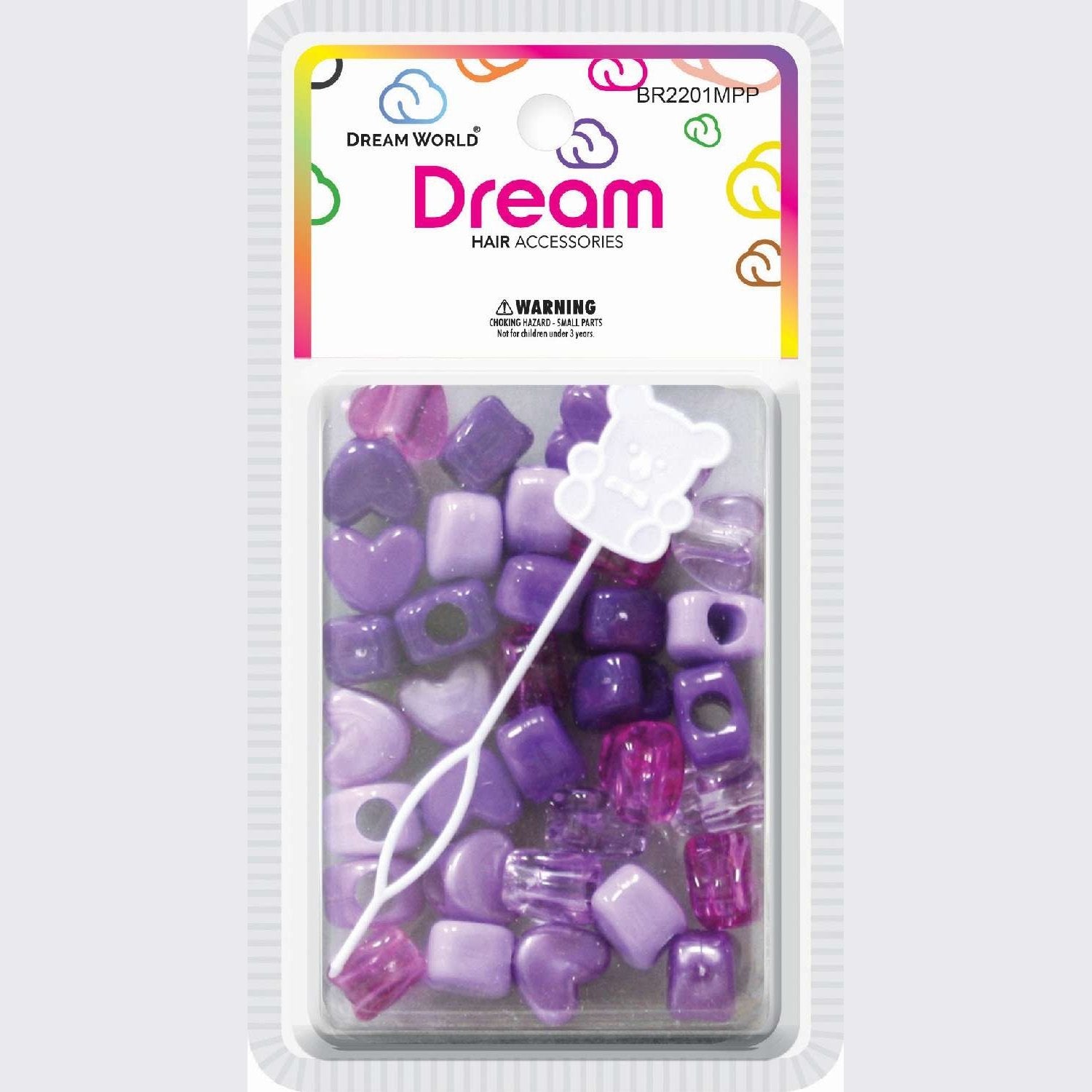 Chloe Bead Heart Big Purple Chloe Bead Heart Big Purple