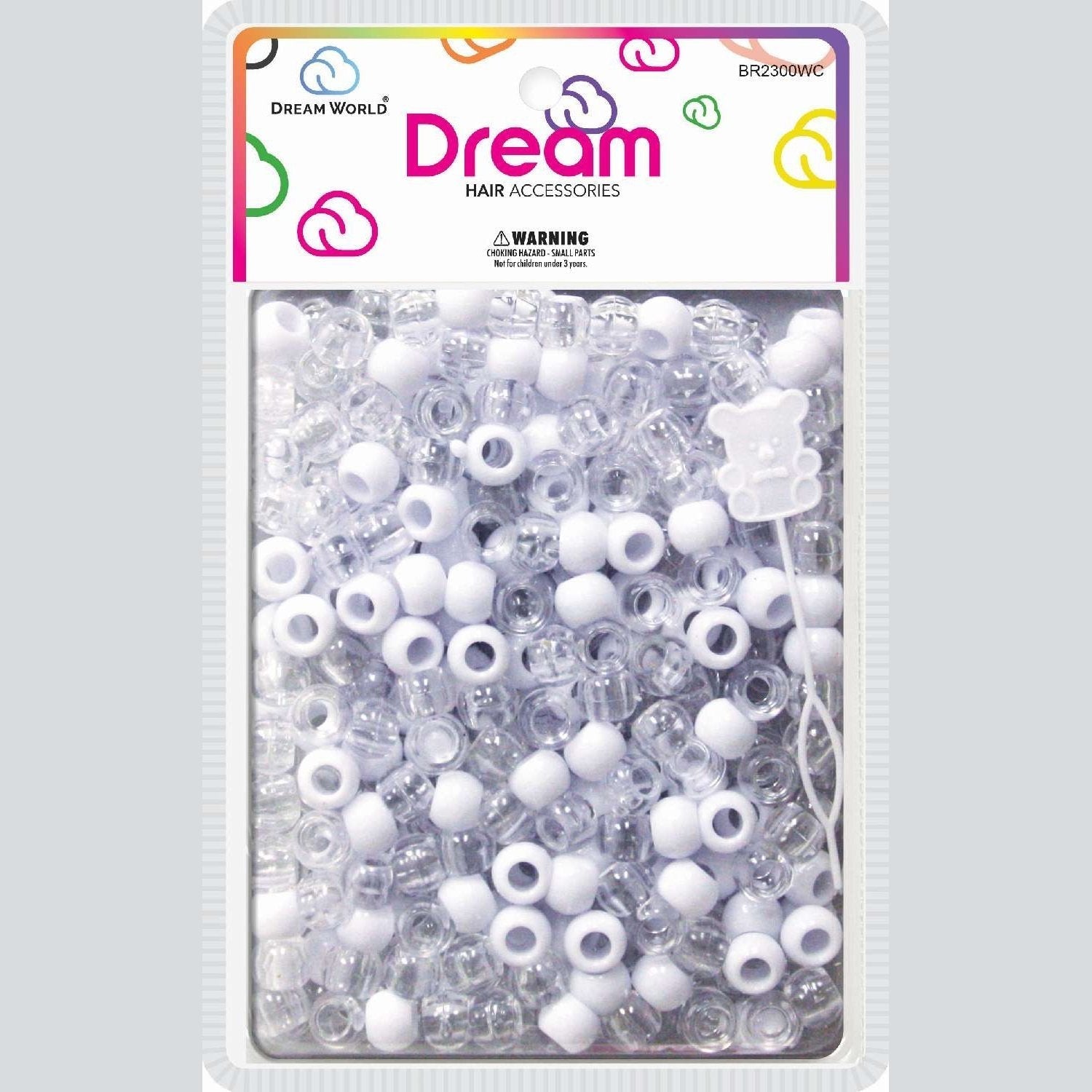 Chloe Bead Round Big 200 Whiteclear Chloe Bead Round Big 200 Whiteclear