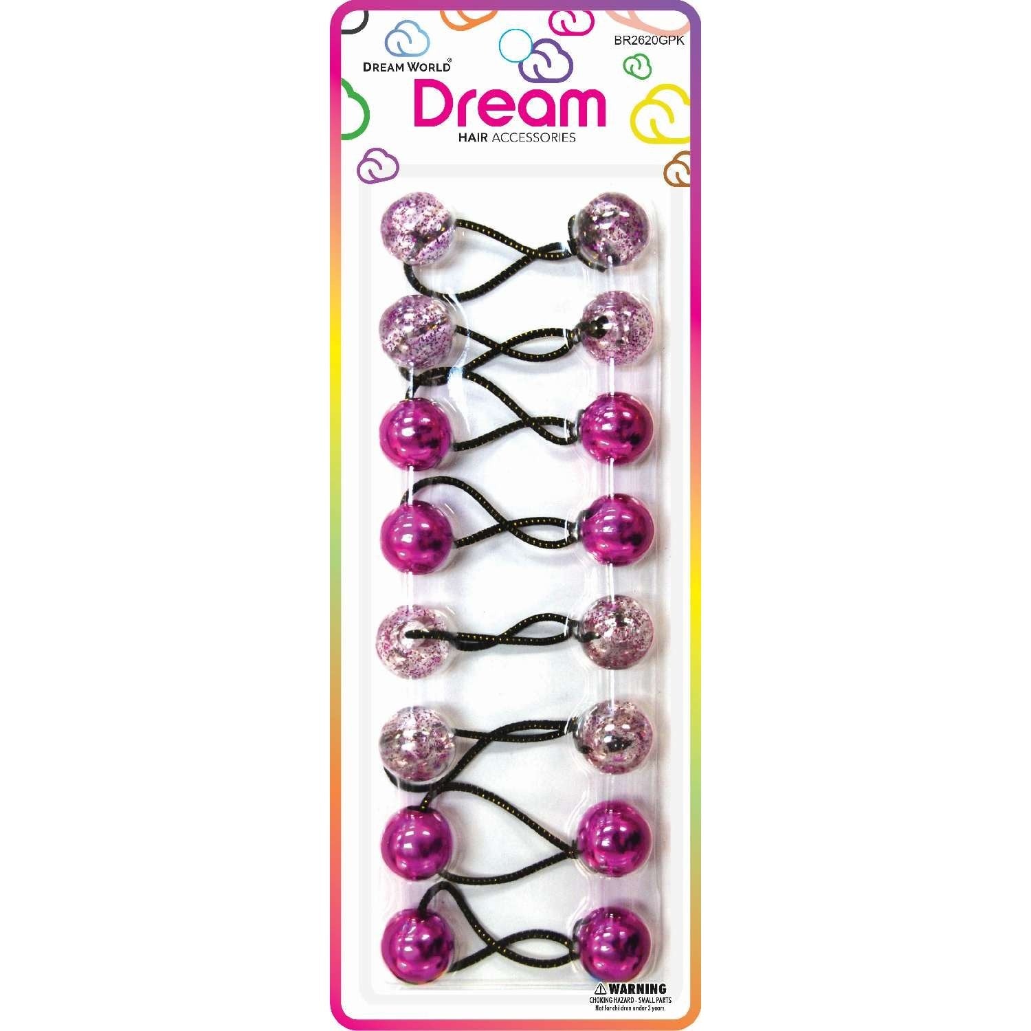 Chloe Bead 2200 Round Glitter Purple Assort Chloe Bead 2200 Round Glitter Purple Assort
