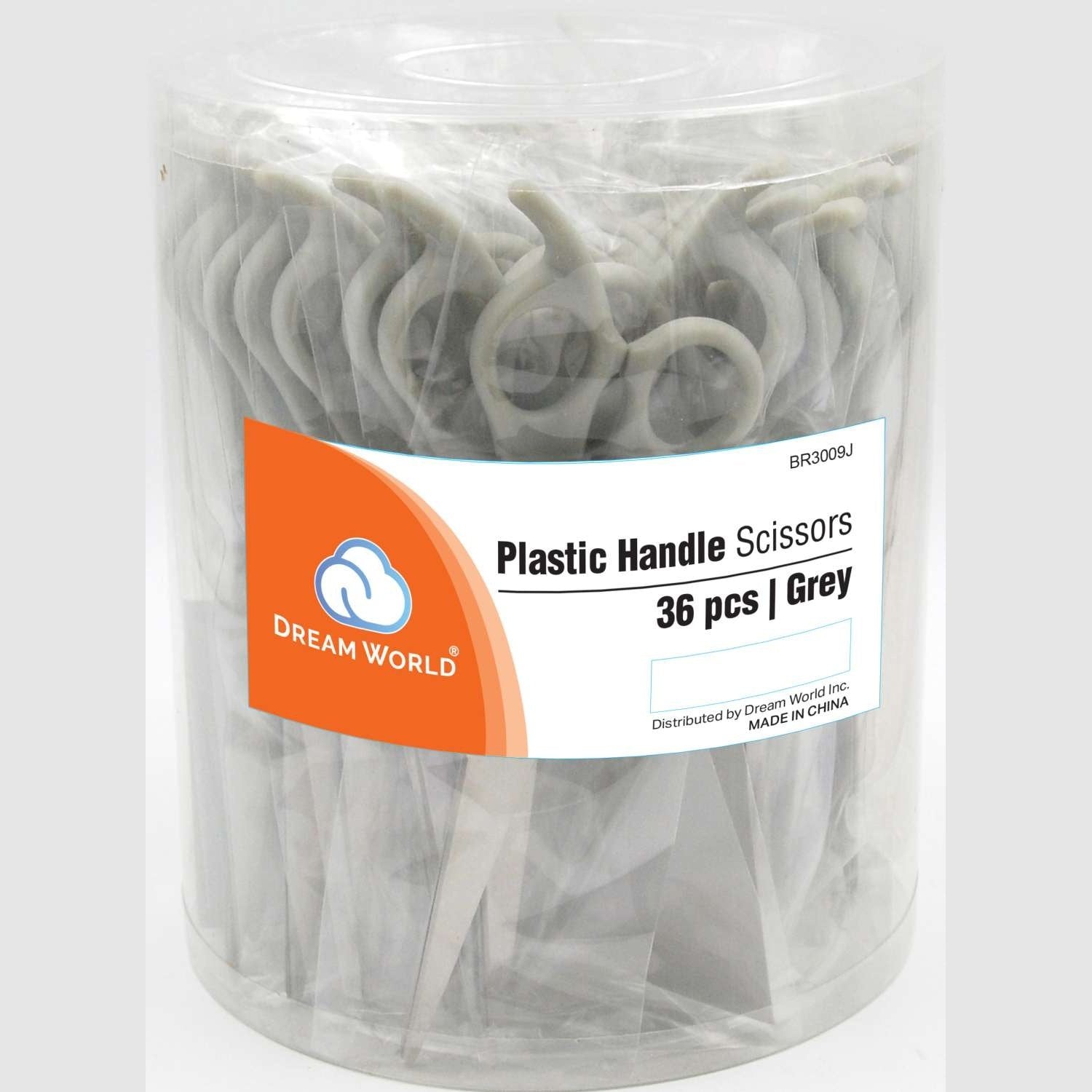Brittny Scissor W Grey Handle Jar Brittny Scissor W Grey Handle Jar