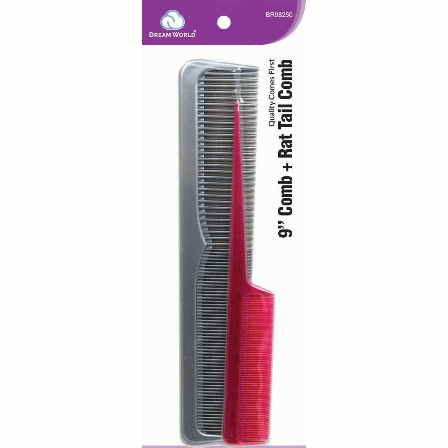 Brittny Combo 9 Rat Tail Comb Brittny Combo 9 Rat Tail Comb
