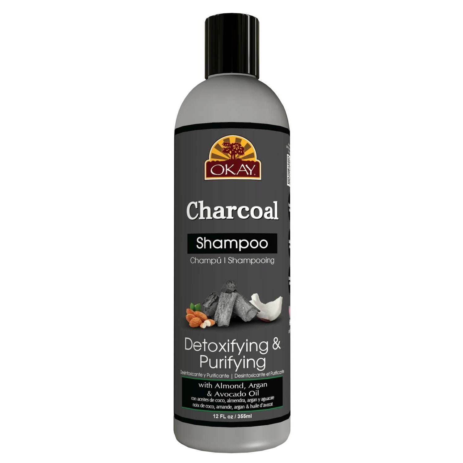 Okay Charcoal Shampoo Detoxifying Purifying Okay Charcoal Shampoo Detoxifying Purifying