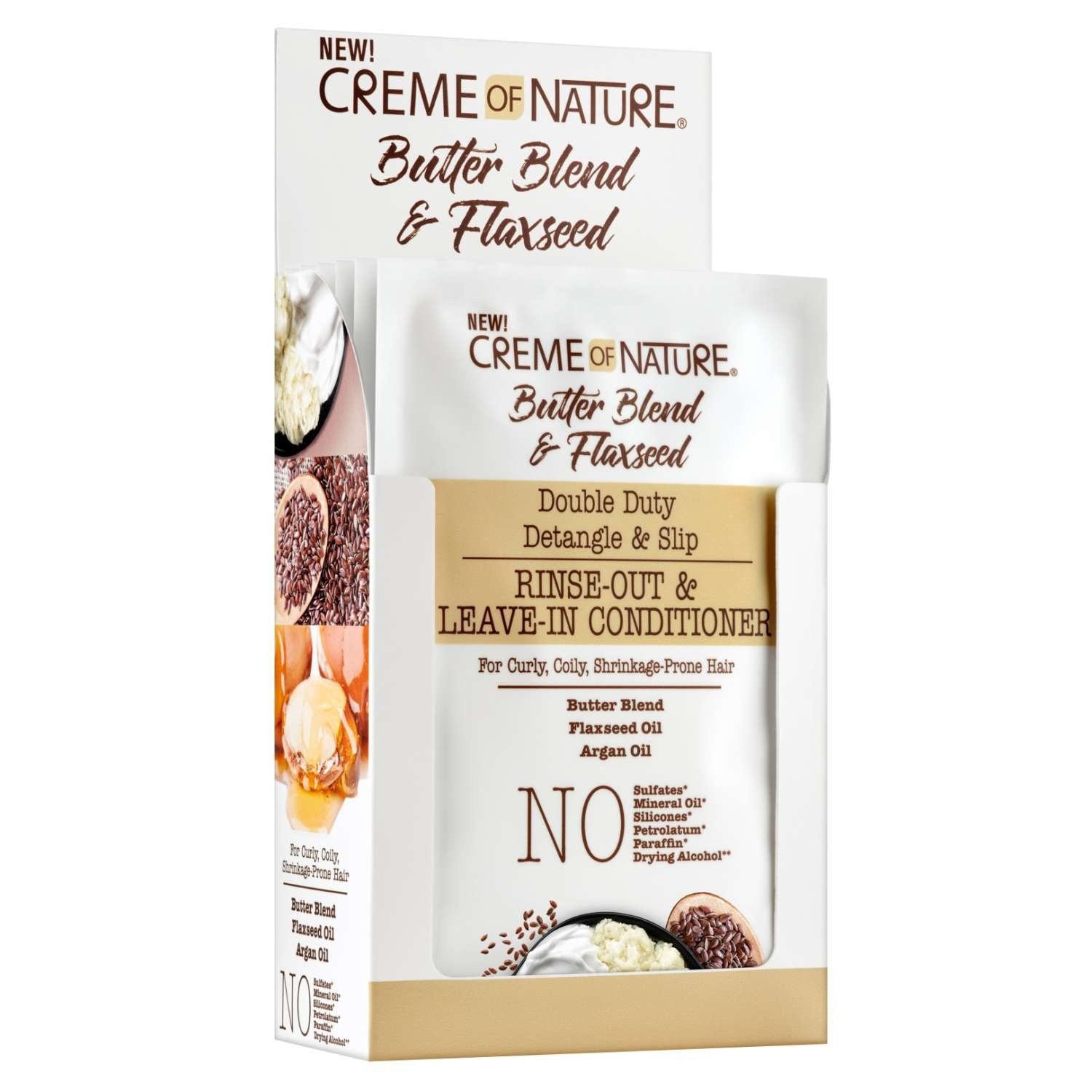 Creme Of Nature Butter Blend Flaxseed Leave In Conditioner Packette Creme Of Nature Butter Blend Flaxseed Leave In Conditioner Packette