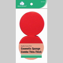 Brittny Cosemtic Sponge Rubber Red 2-Piece Pack