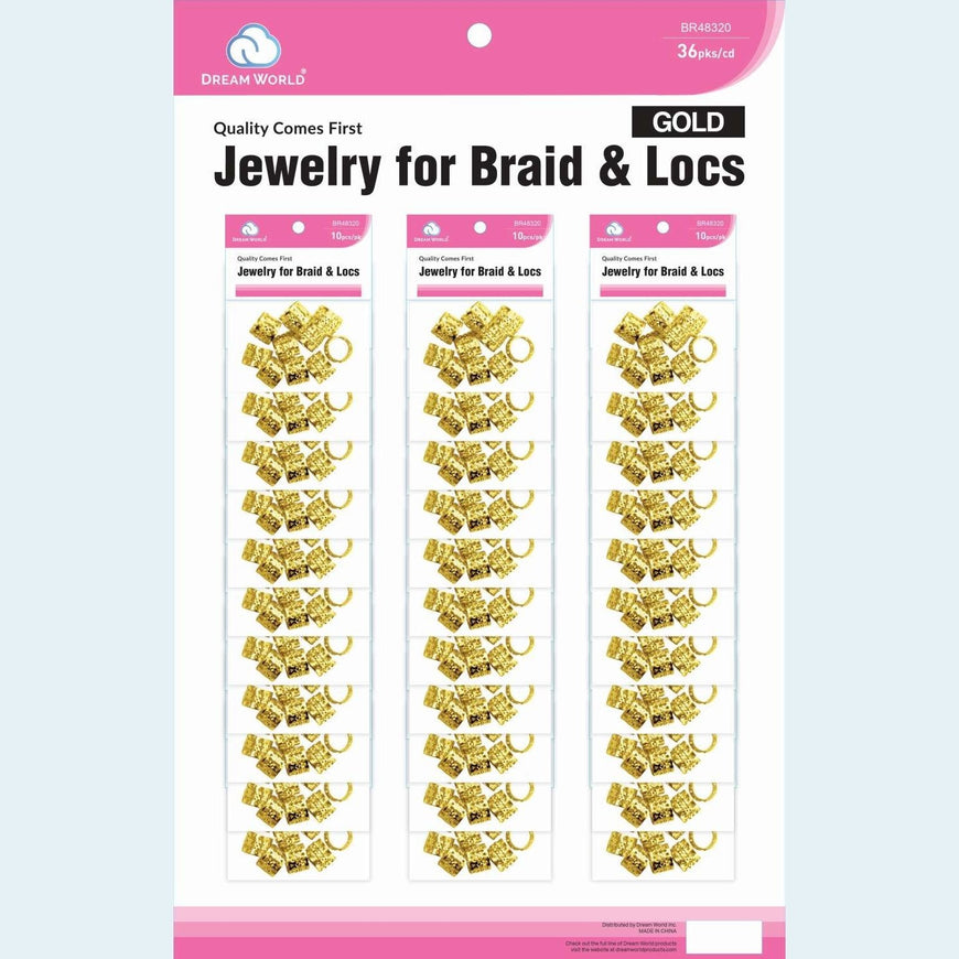 Brittny Jewelry Braids  Locs Gold