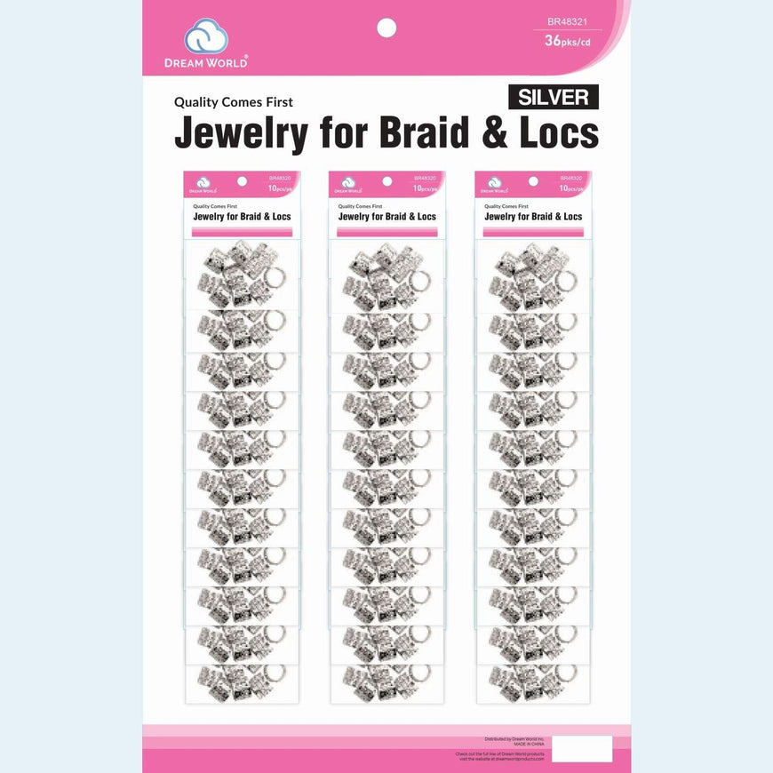 Brittny  Jewelry Braids  Locs Silver