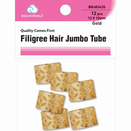 Brittny Hair Accessories Filigree Tube Jumbo