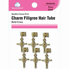 Brittny Hair Accessories Pendant Tube Bold Cross