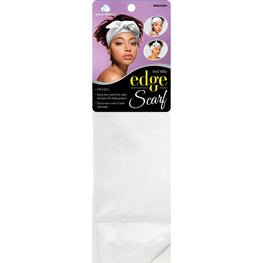 Dream Women Scarf Satin Edge White