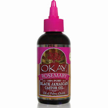 Okay 100 Percent Black Castor Oil Rosemary
